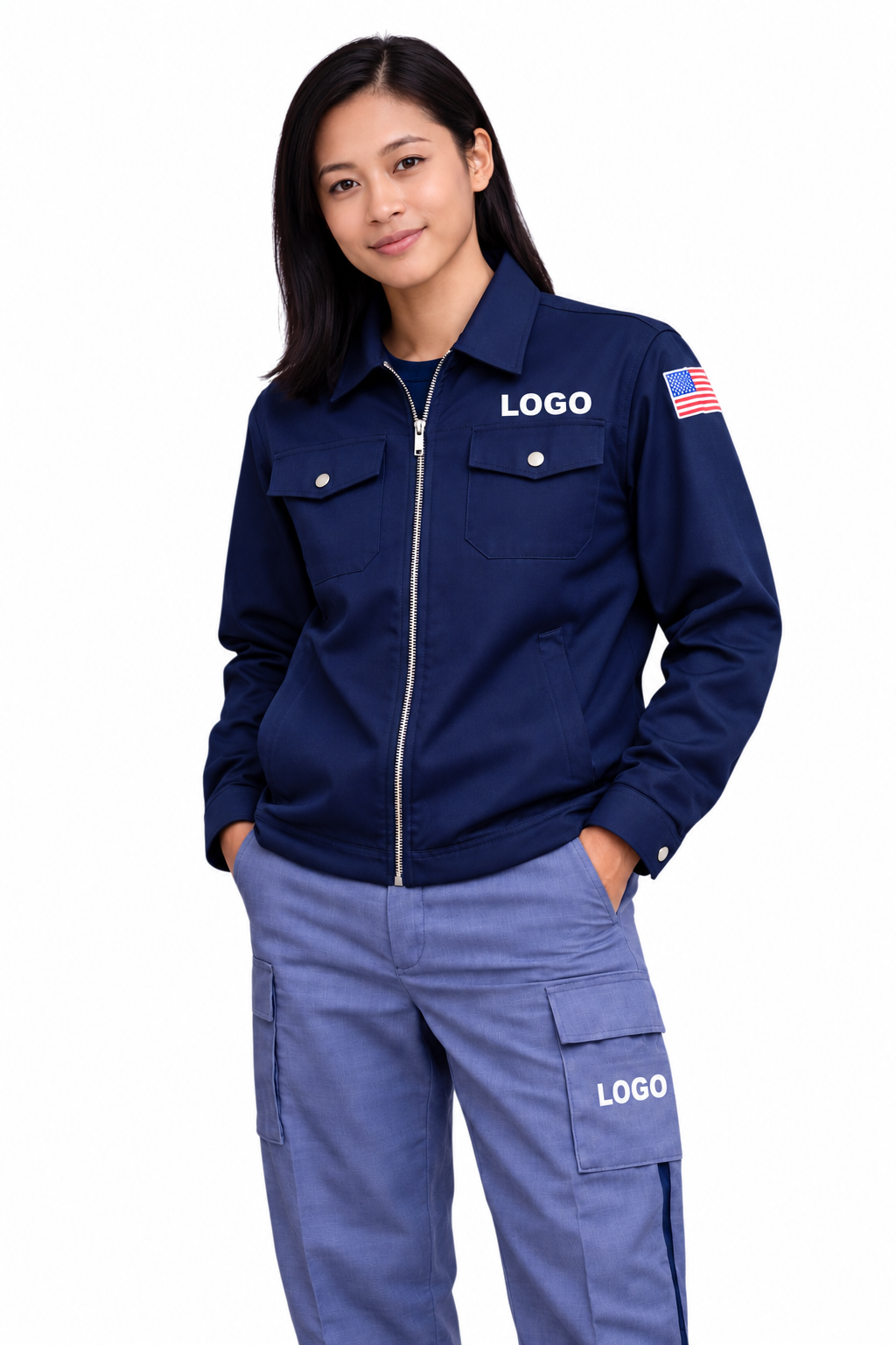Navy Eisenhower Jacket — Item #109