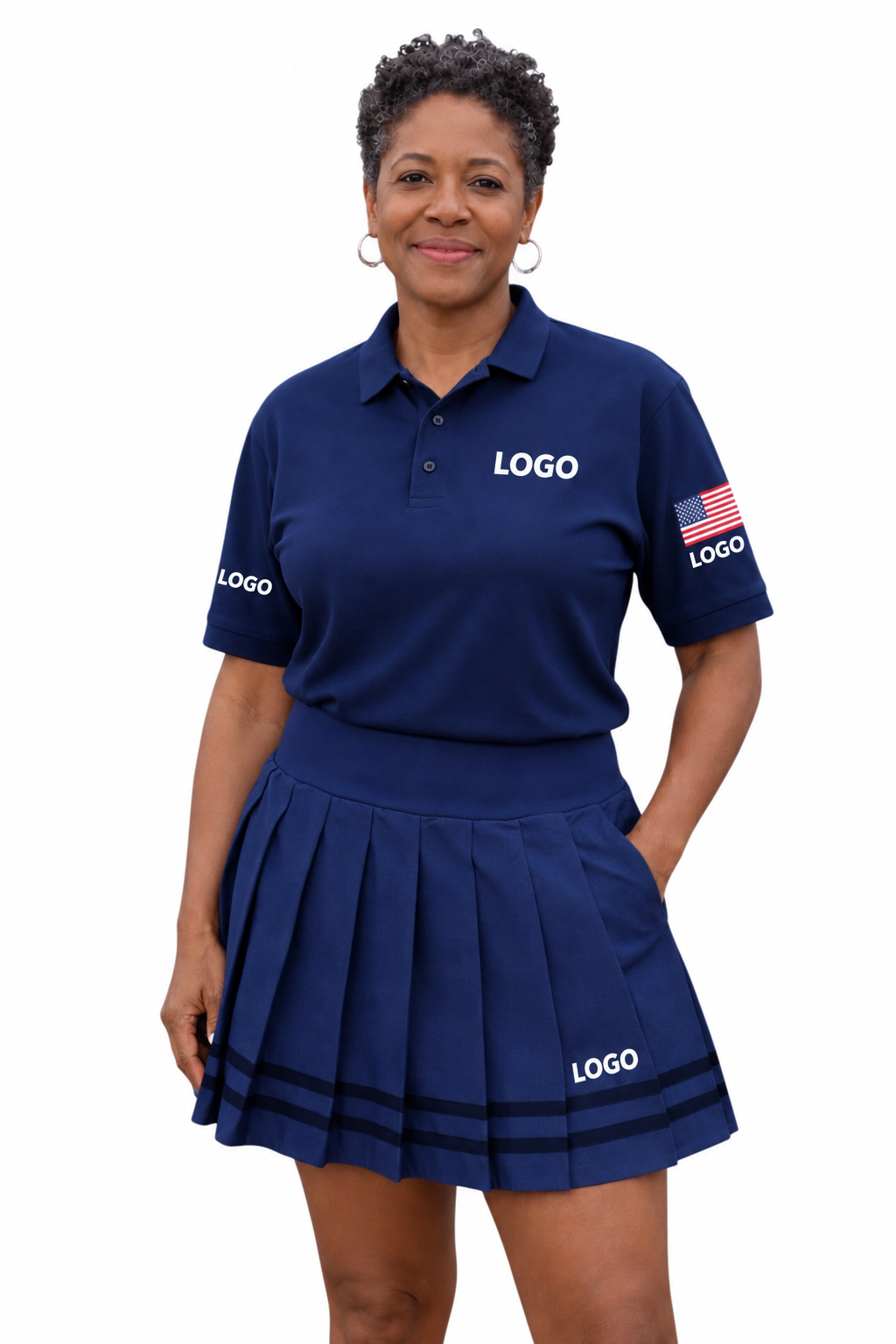 Navy Short Skort — Item #117